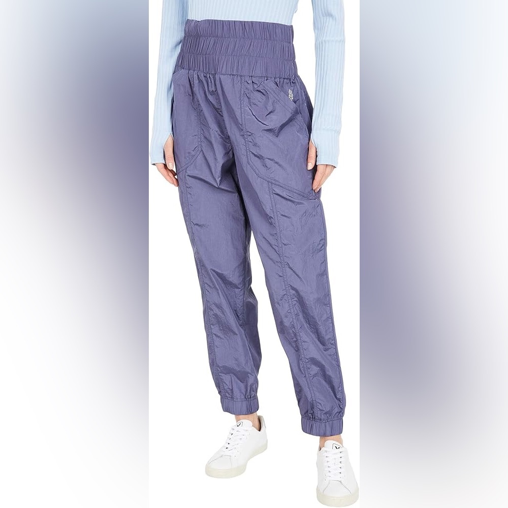 NEW Free People FP Movement The Way Home Joggers Purple Blue Size Large